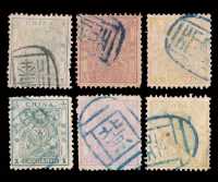 ○ 1885-1888年小龙邮票十三套